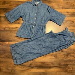 Zara Denim Blue Set